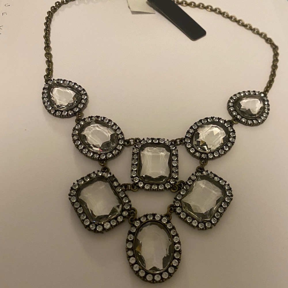 NWT J. Crew Crystal Statement Necklace